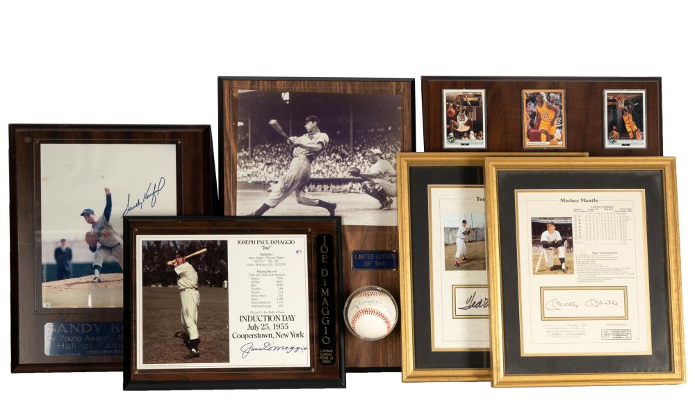 COLLECTION OF SPORTS MEMORABILIACollection