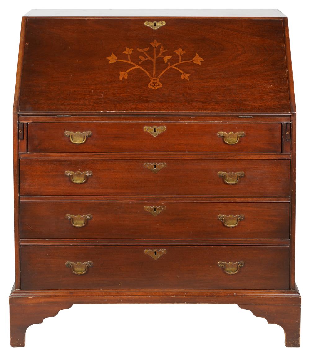 GEORGIAN STYLE MAHOGANY SLANT FRONT 303478