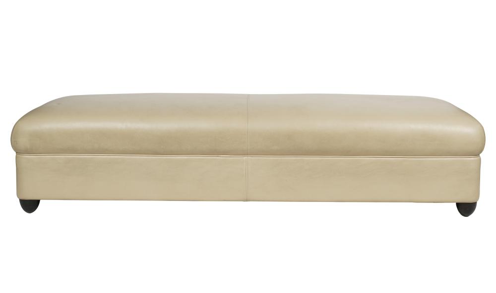 CONTEMPORARY LEATHER BENCHContemporary 30348d