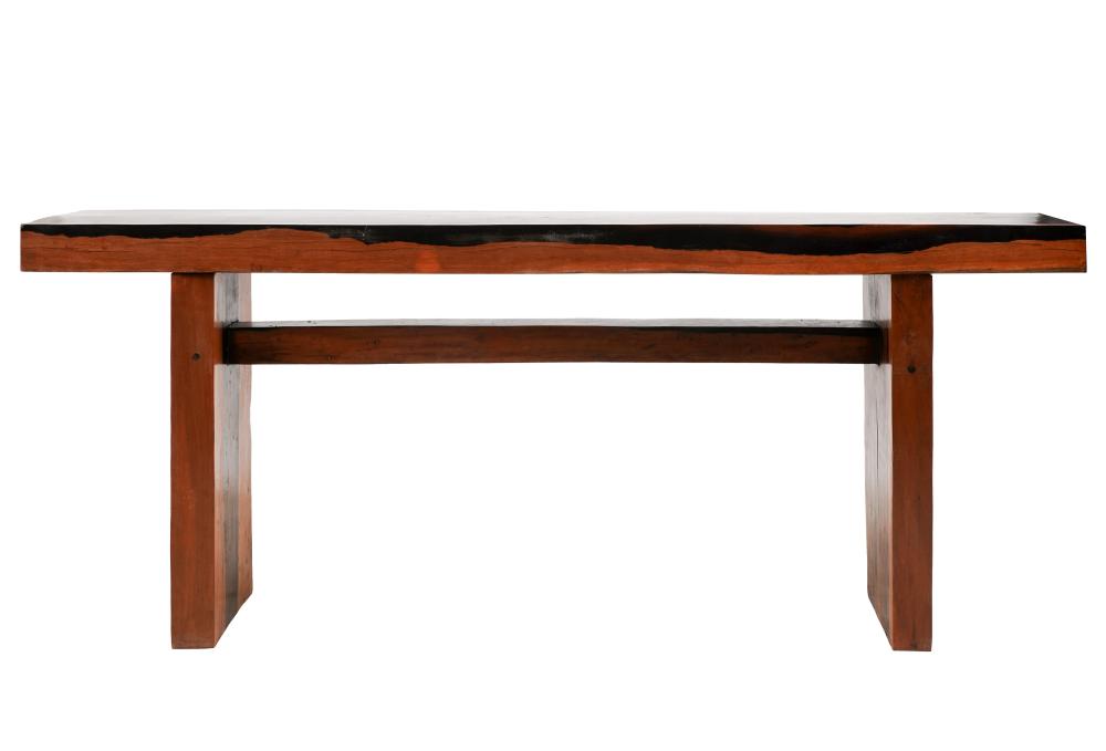 IRONWOOD SIDE TABLElate 20th century;