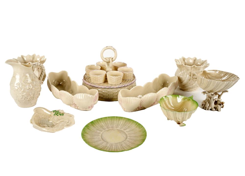 COLLECTION OF BELLEEK PORCELAIN ARTICLESCollection