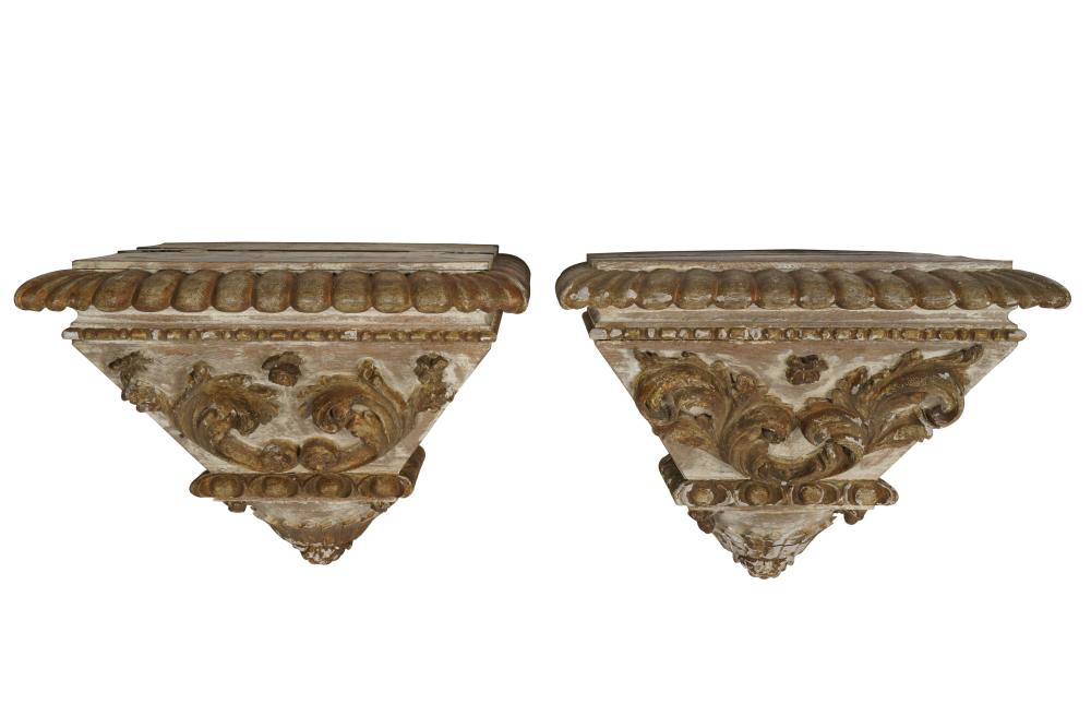 PAIR OF CARVED CORBELSPair of Architectural 3034cc