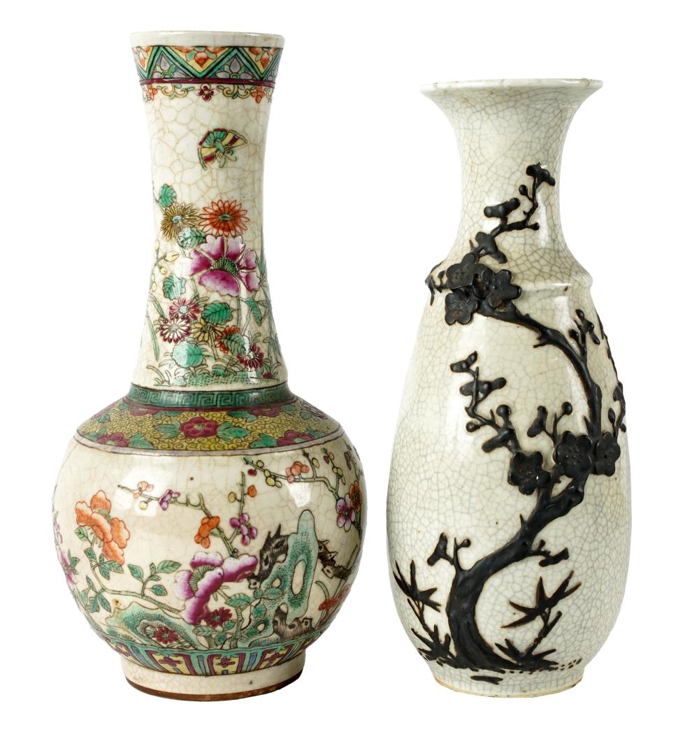 TWO ASSORTED CHINESE CRACKLEWARE 30354b