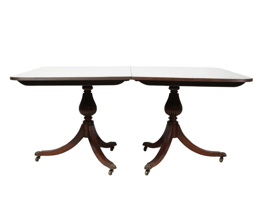 MAHOGANY BANQUET TABLEwith one