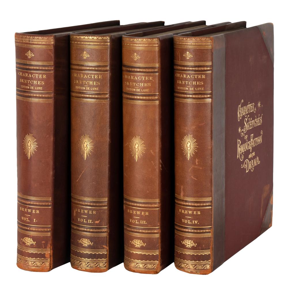 4 VOLUMES CHARACTER SKETCHES OF 303596