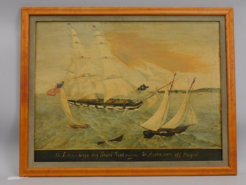 H. IVES, 20TH C. FOLK NAUTICAL