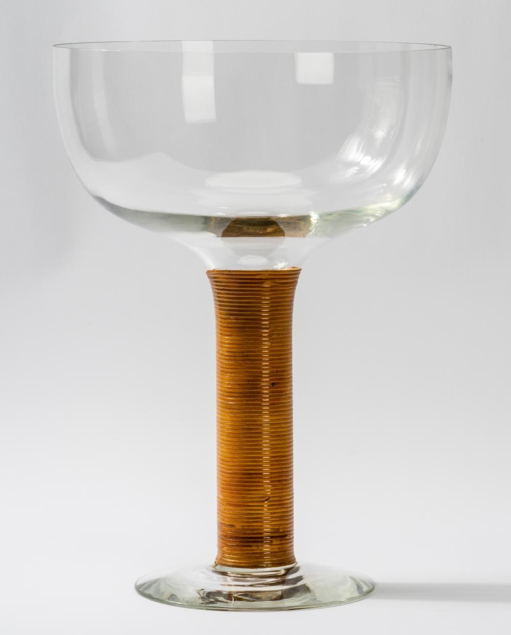 GLASS AND RATTAN OVERSIZED COCKTAIL 3035c1