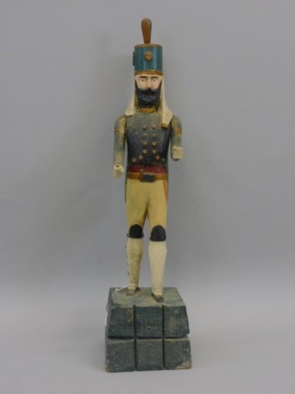 GERMAN FOLK ART PARADE FIGURE. EARLY