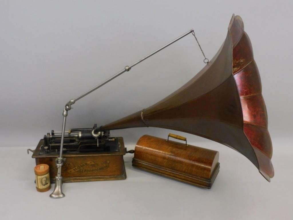 EDISON HOME PHONOGRAPH WITH CYLINDER  303700