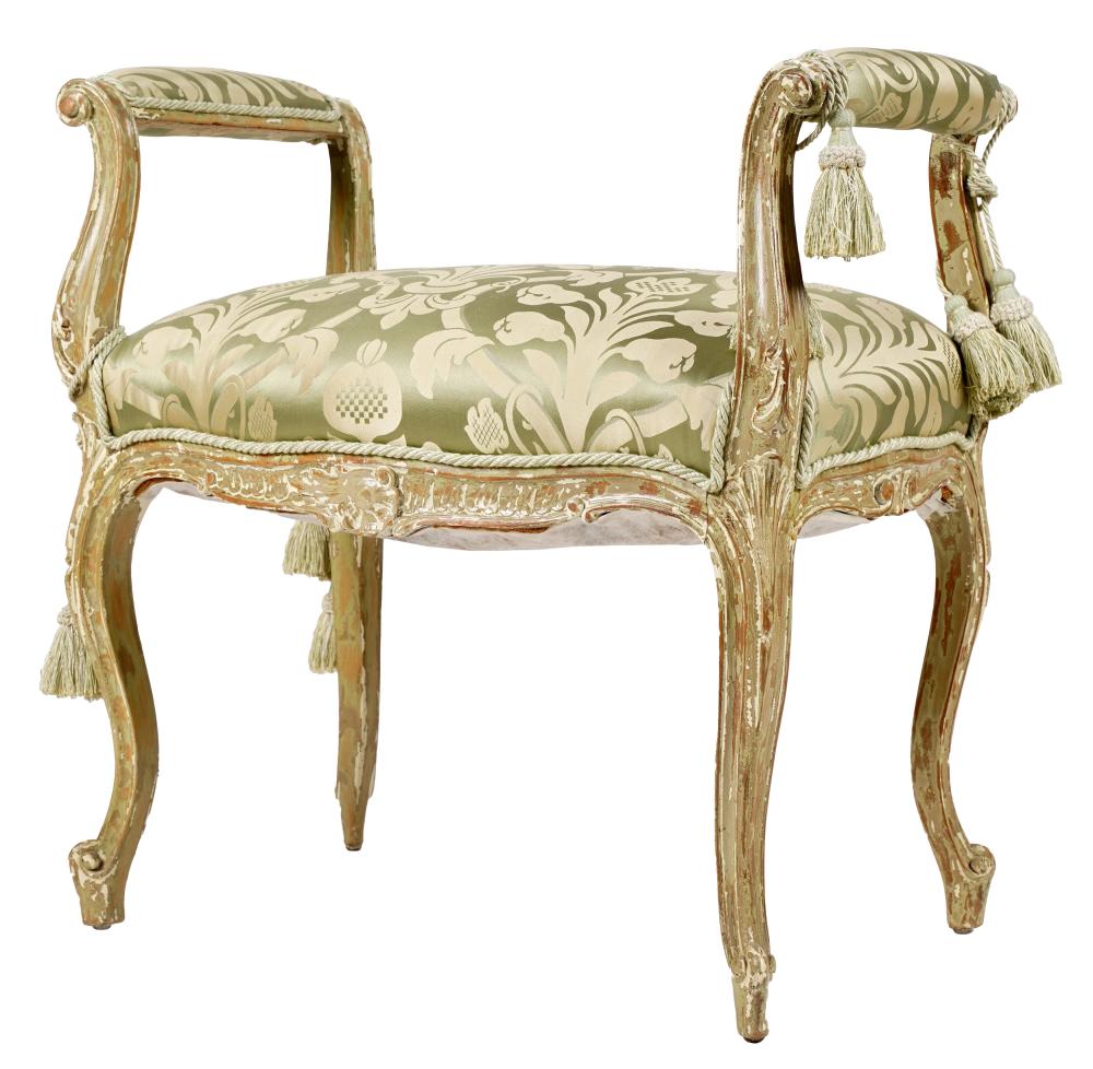 LOUIS XV STYLE CARVED AND PAINTED 3010e1