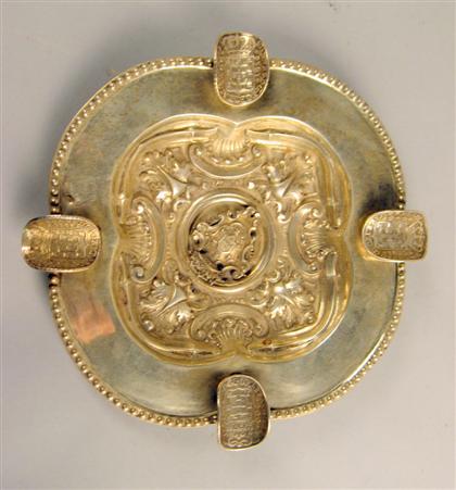 Portuguese silver ashtray    Of