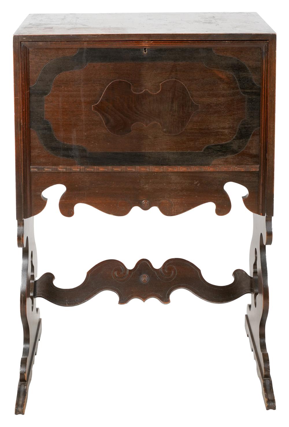BAROQUE-STYLE INLAID FALL-FRONT