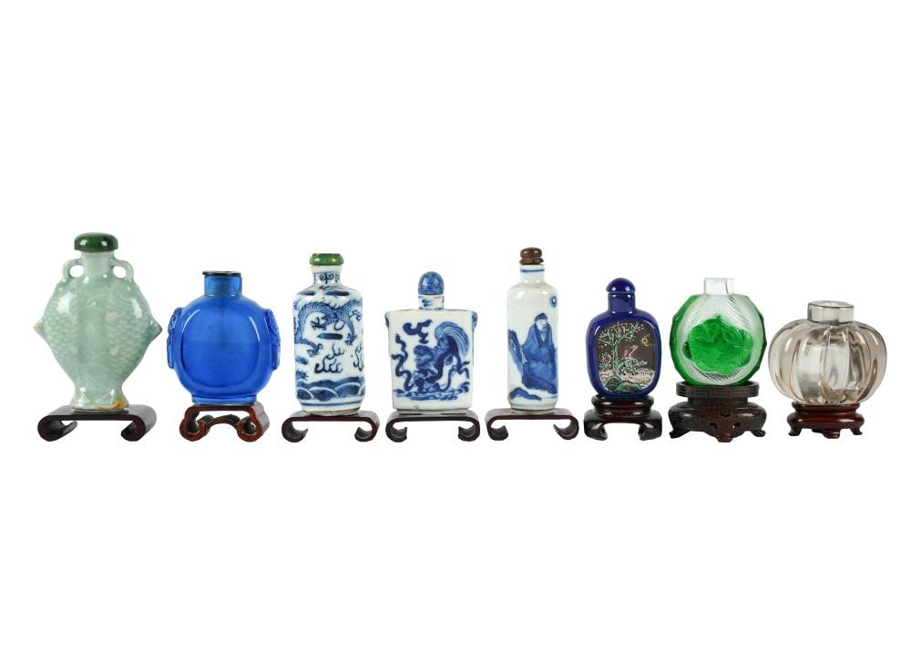 COLLECTION OF CHINESE SNUFF BOTTLEScomprising 3011ff