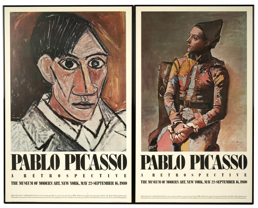 TWO PICASSO MUSEUM POSTERSeach  30129d