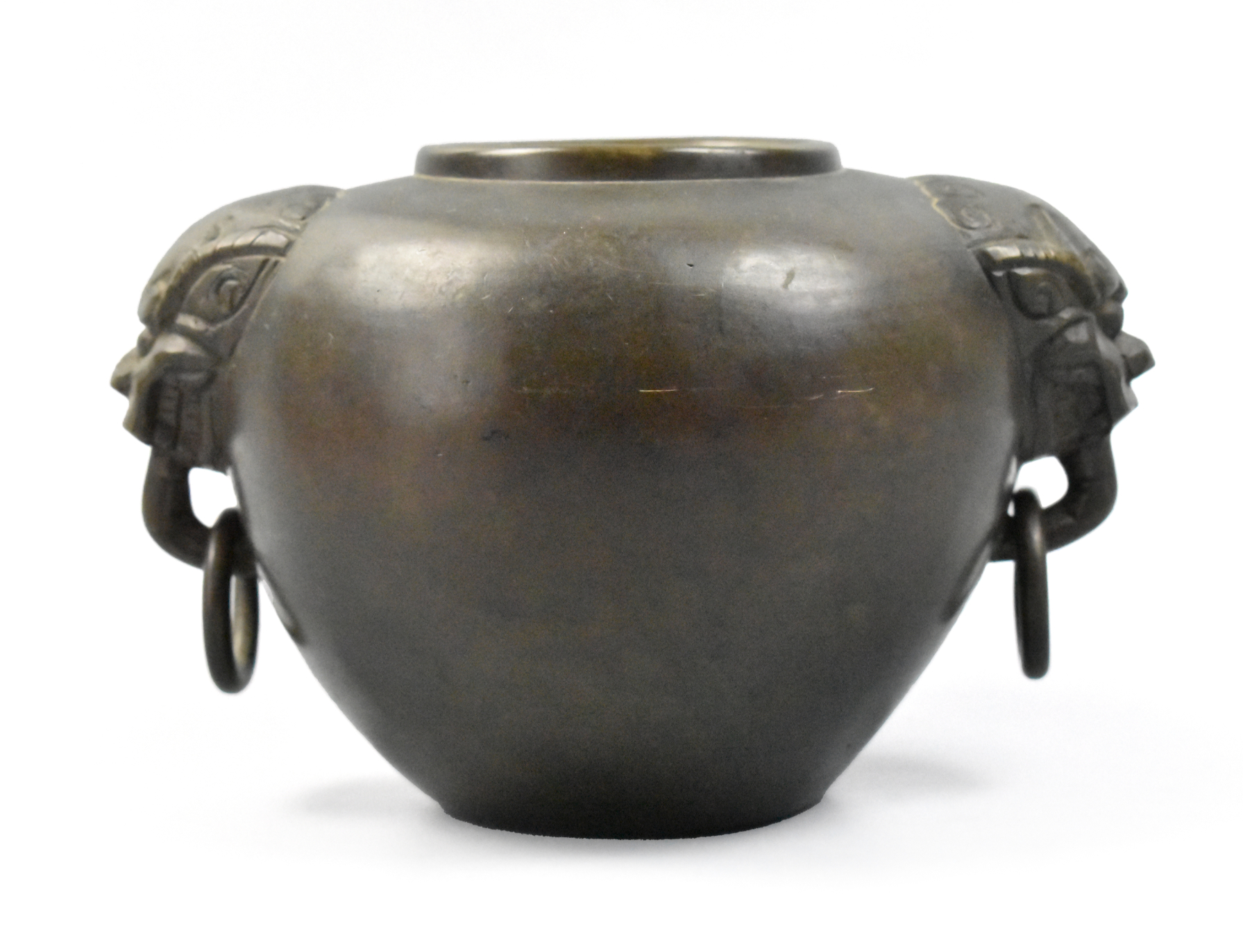 LARGE CHINESE BRONZE CAST WATER