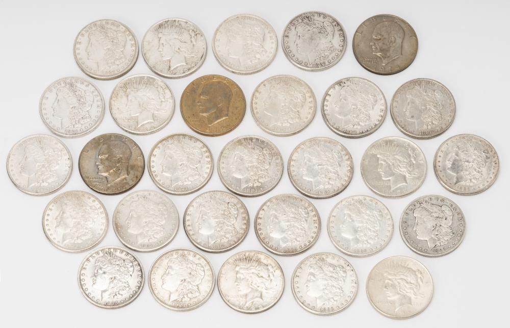 29 AMERICAN DOLLAR COINSIncluding