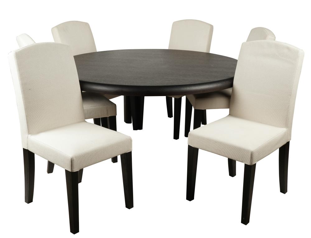 ARMANI CASA EBONIZED DINING SETwith 3016cd