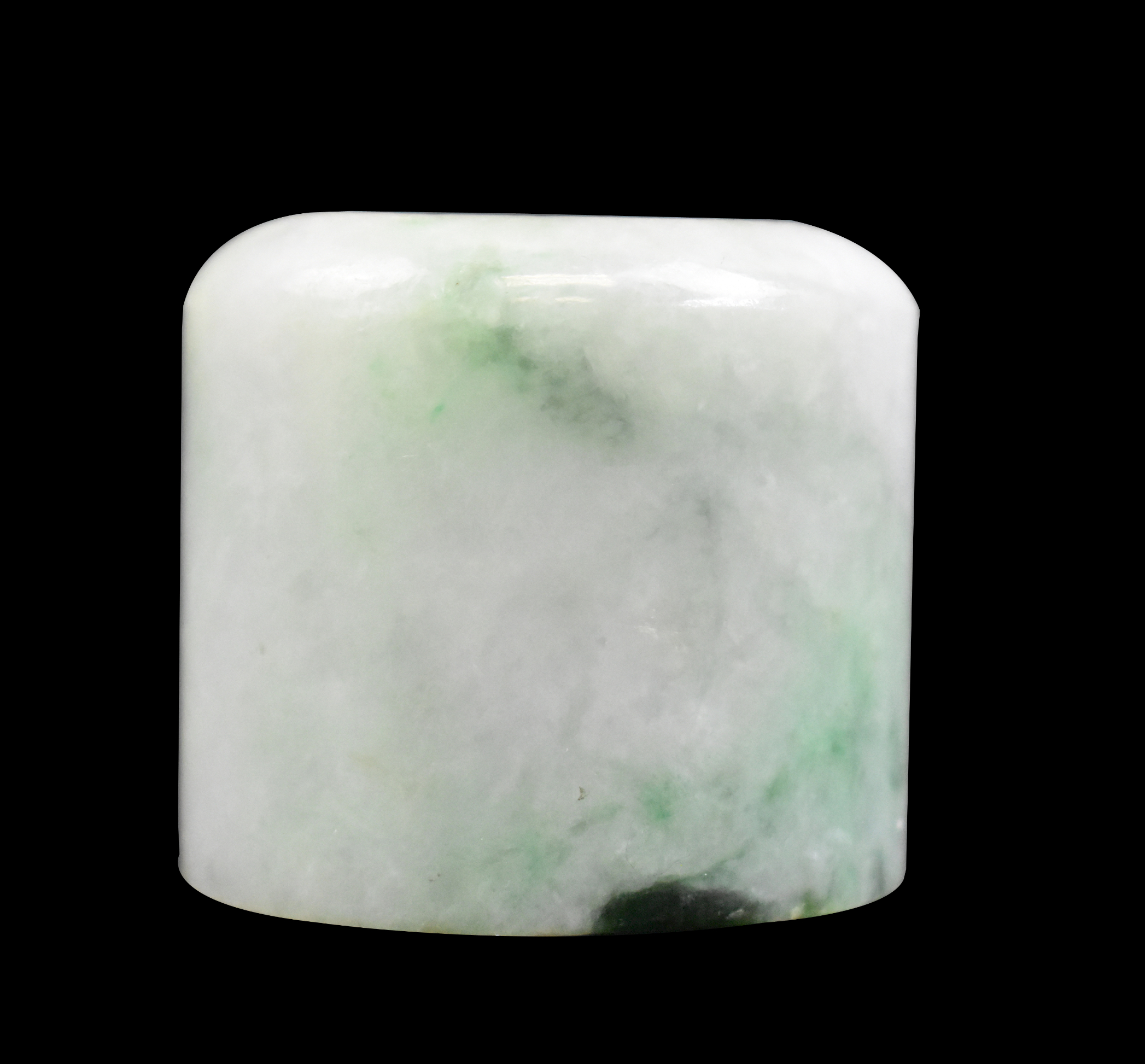 CHINESE JADEITE CARVED ARCHER RING  301737