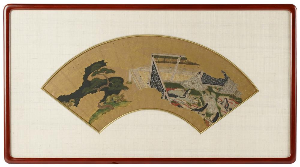 JAPANESE PAINTED FANEdo period