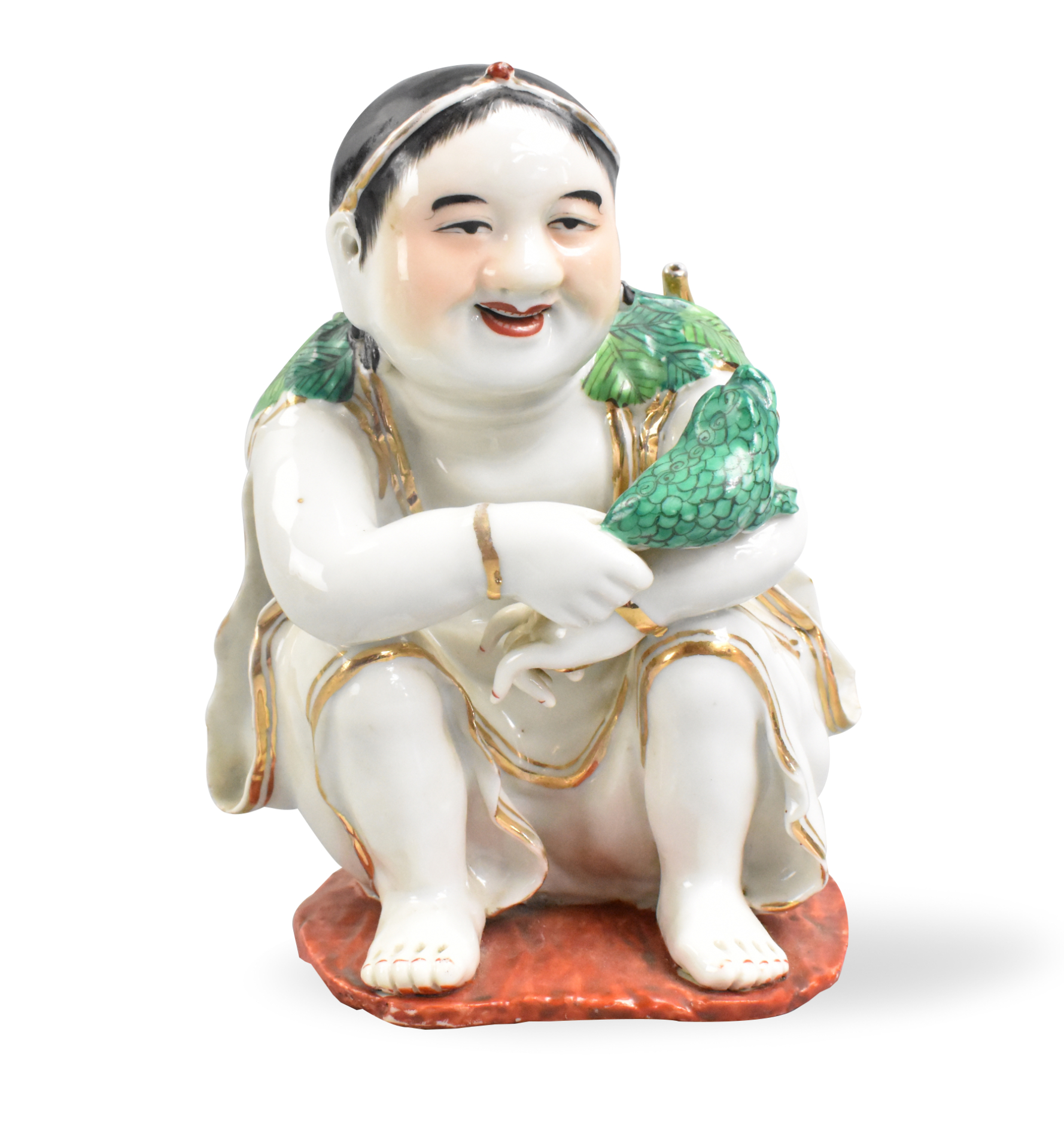 CHINESE PORCELAIN FIGURE OF LIUHAI,