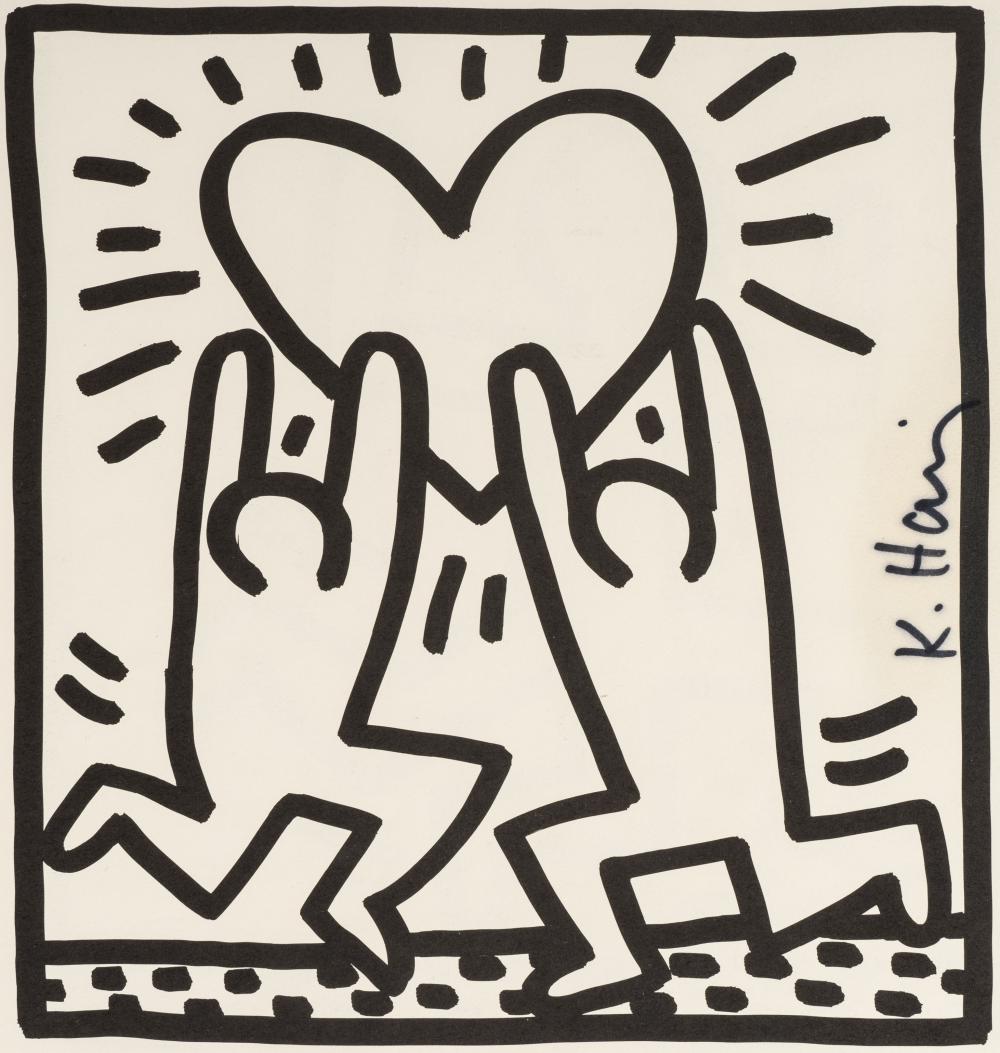 KEITH HARING (AMERICAN 1958-1990): UNTITLEDlithograph
