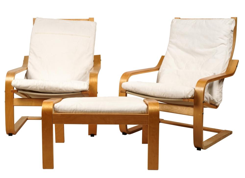 PAIR OF SCANDINAVIAN MODERNIST-STYLE