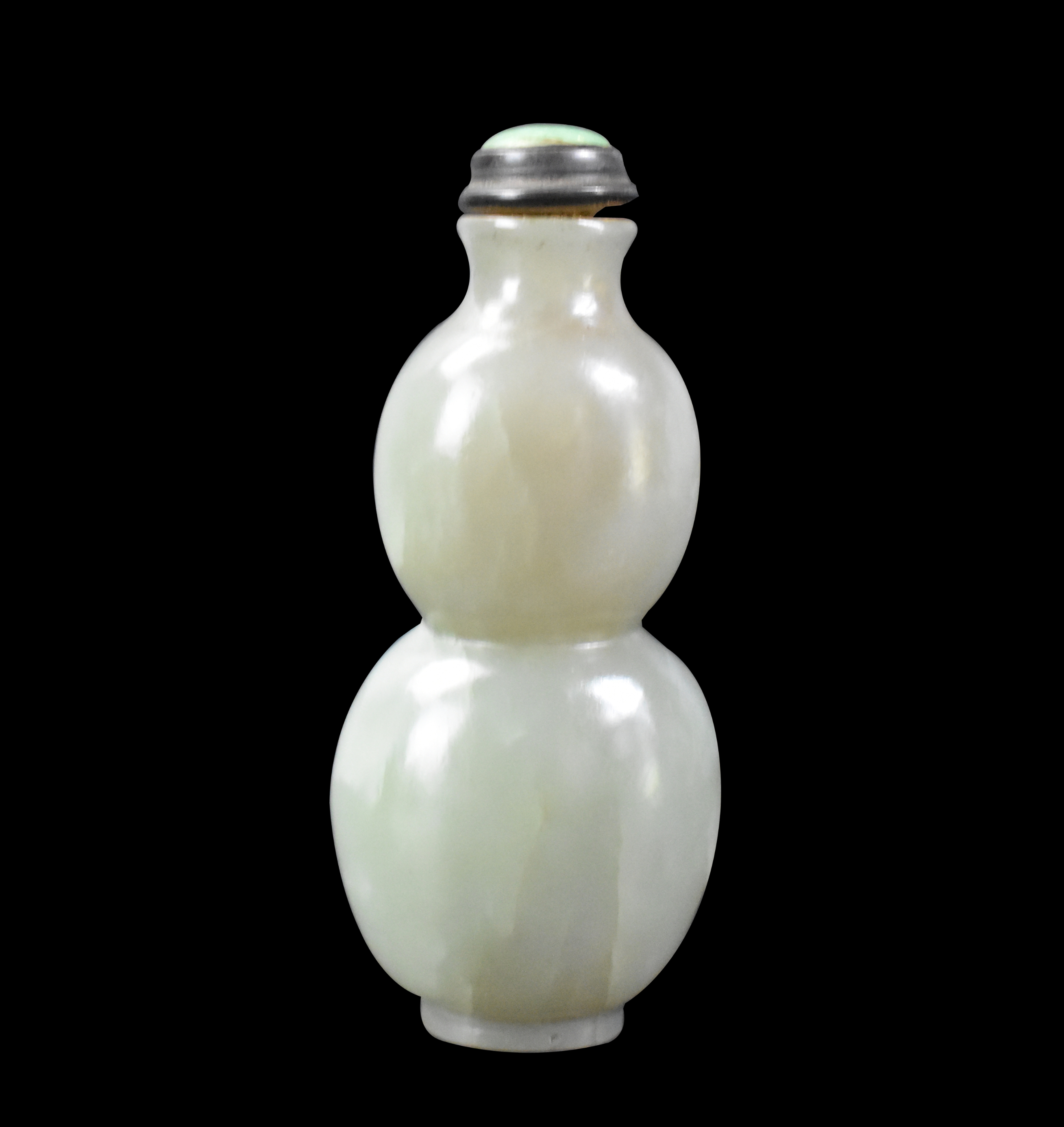 CHINESE JADE CARVED GOURD SNUFF