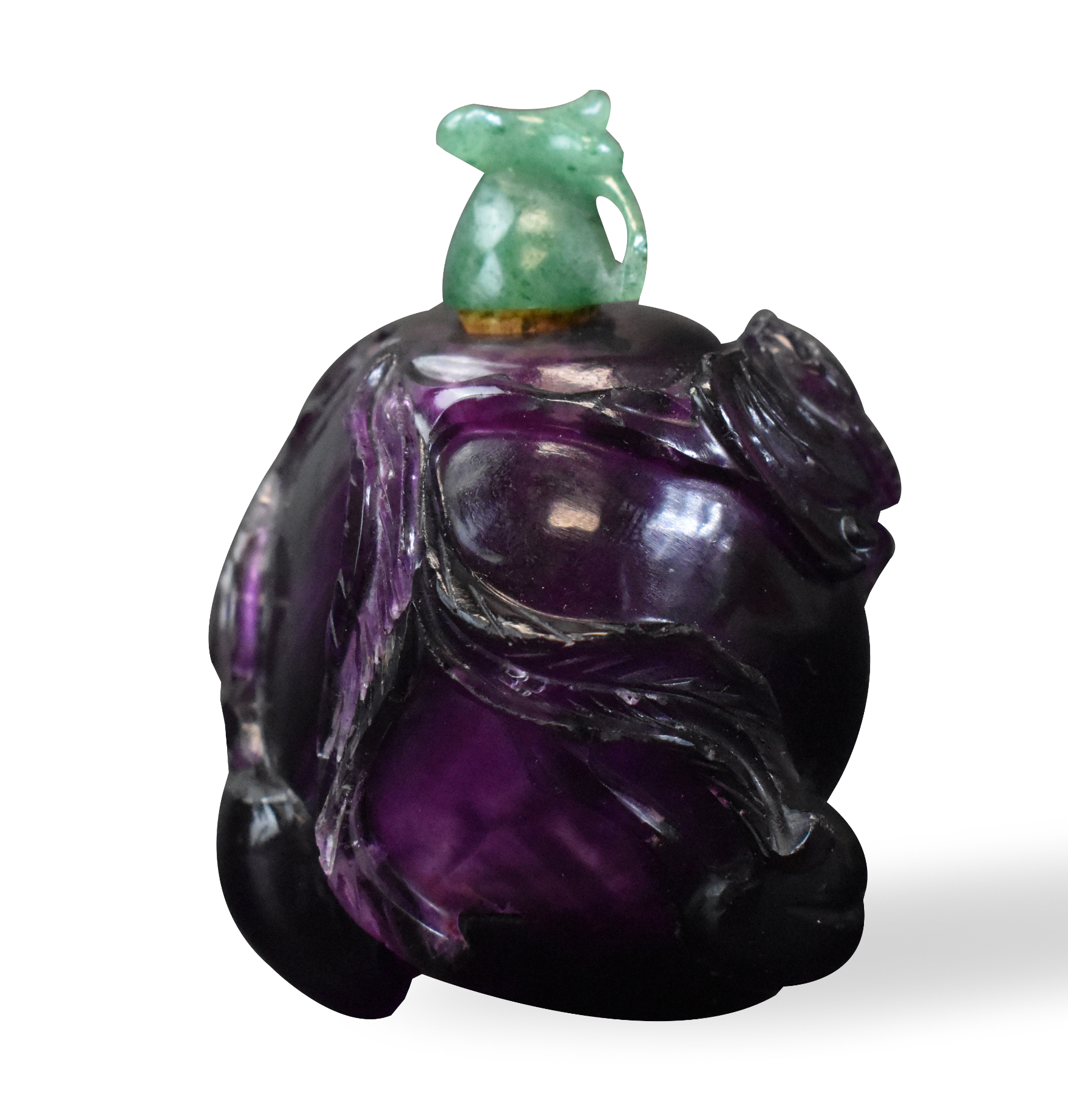 CHINESE AUBERGINE CRYSTAL SNUFF 301ccc