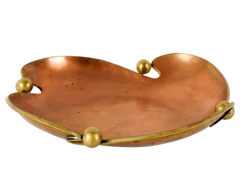 COPPER AND BRASS CENTER BOWLearly