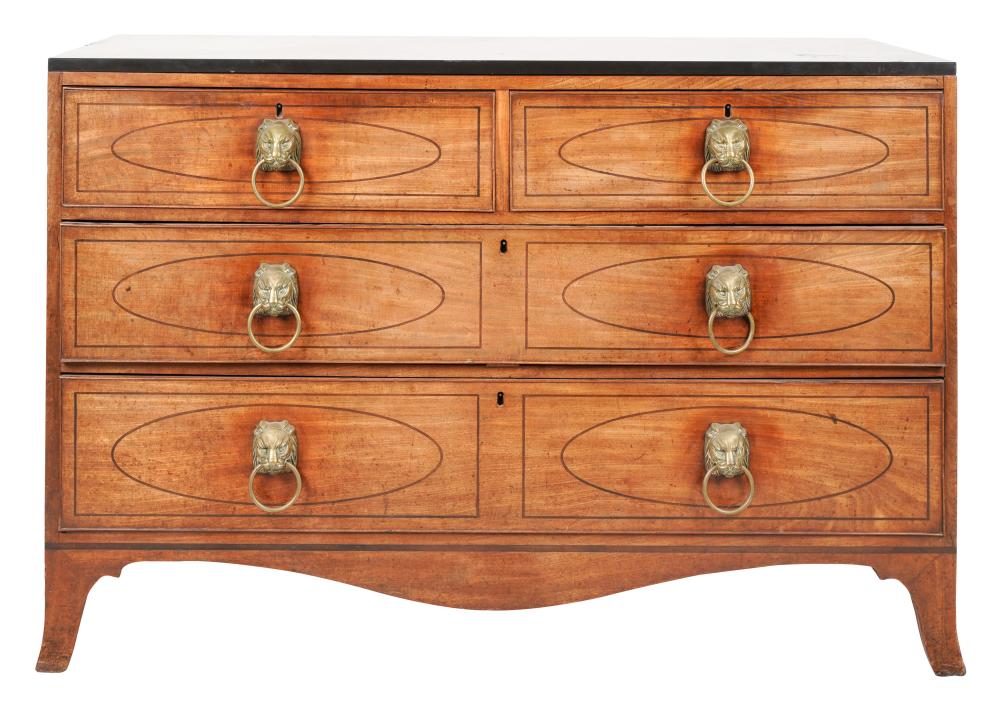 FEDERAL LINE INLAID MAHOGANY CHEST 301f03