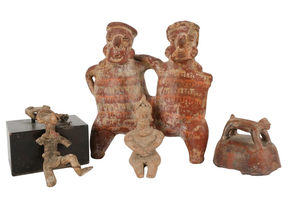 SMALL GROUP OF PRE-COLOMBIAN POTTERY