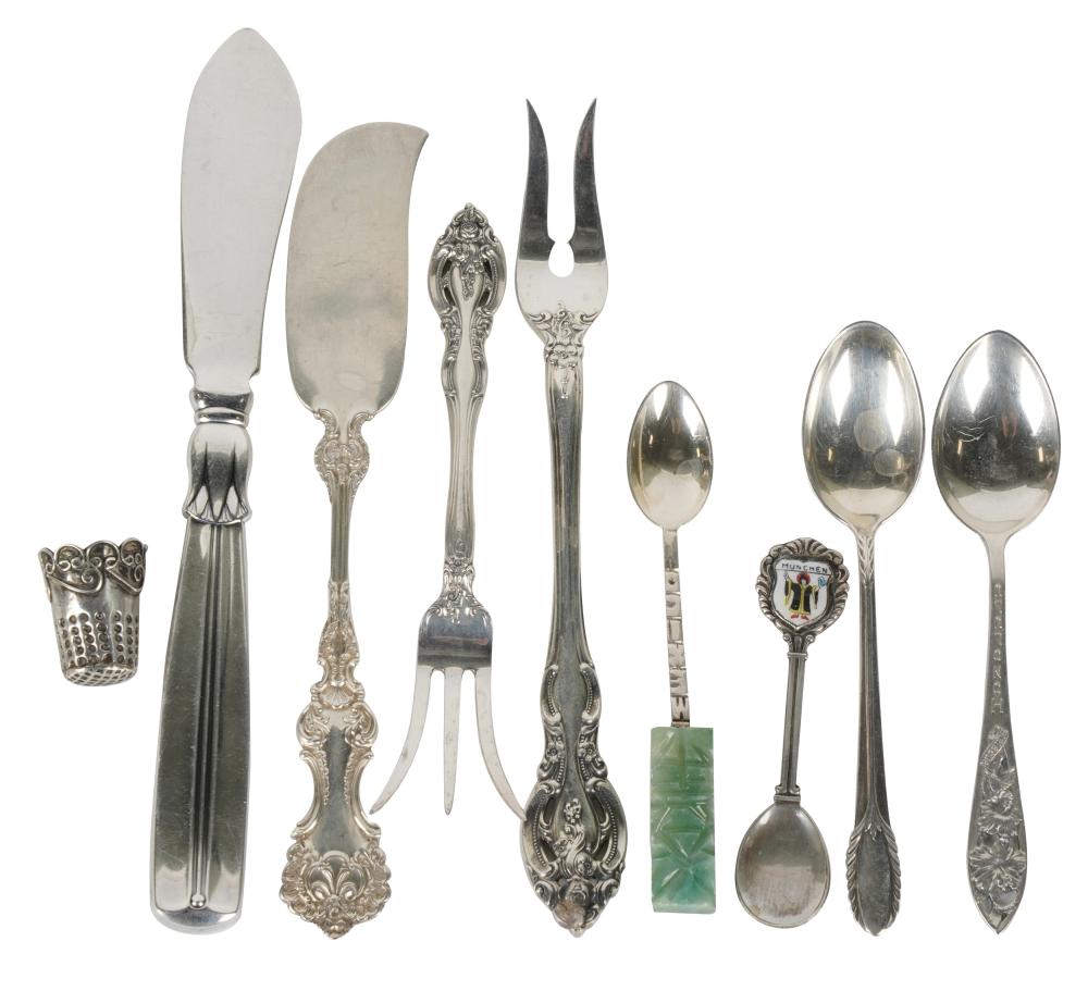 GROUP OF ASSORTED STERLING FLATWAREcomprising 301f9b