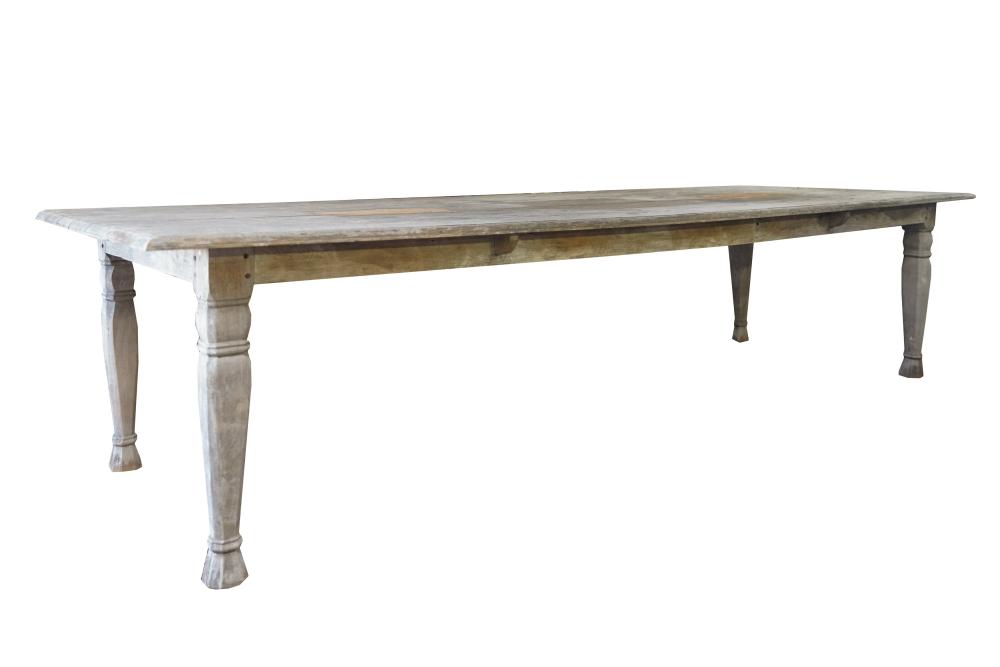 RUSTIC FARM TABLE20th century Dimensions: