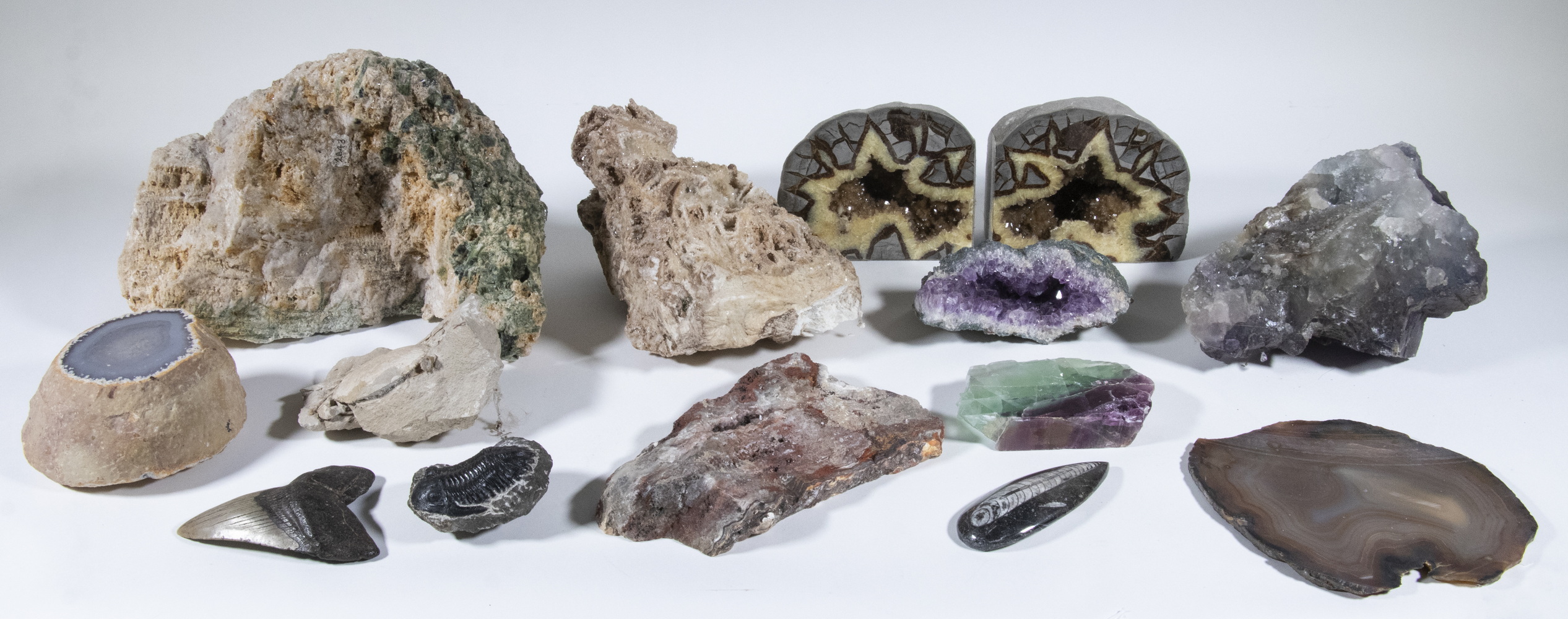 (2) BOXES ASSORTED ROCK, MINERAL AND