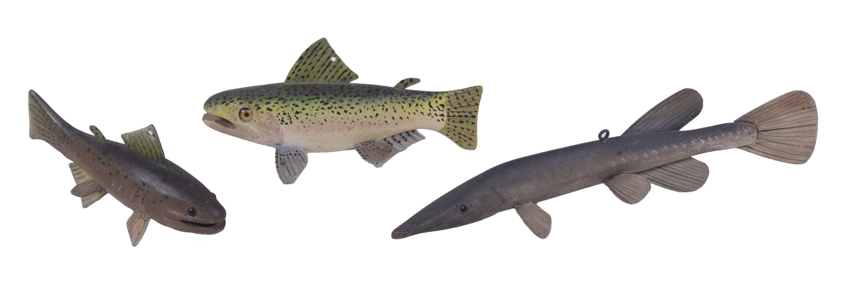  3 FISH DECOYS BY CAPE COD ARTIST  302037