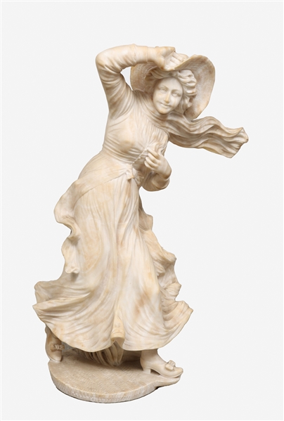 Vintage carved marble figure depicting 304768