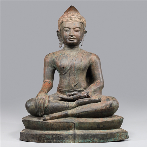 Large Khmer period Cambodian bronze