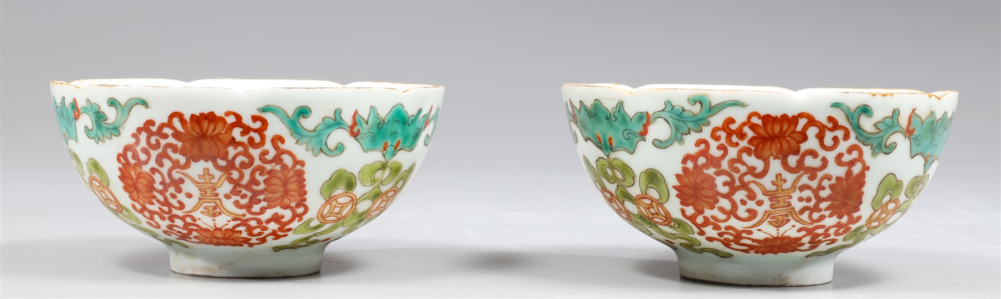 Pair of antique Chinese late Qing