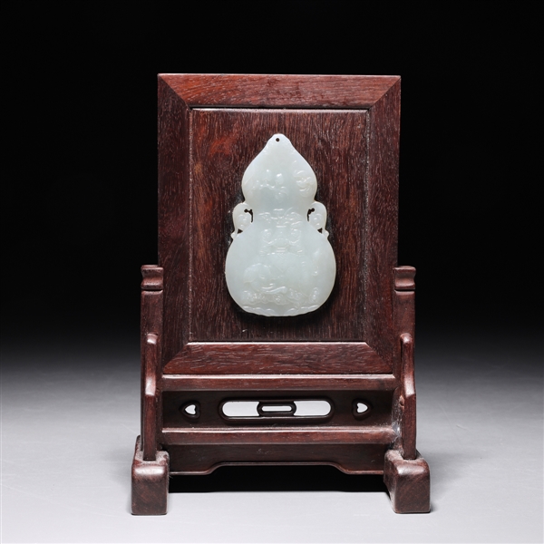 Chinese carved mutton fat jade