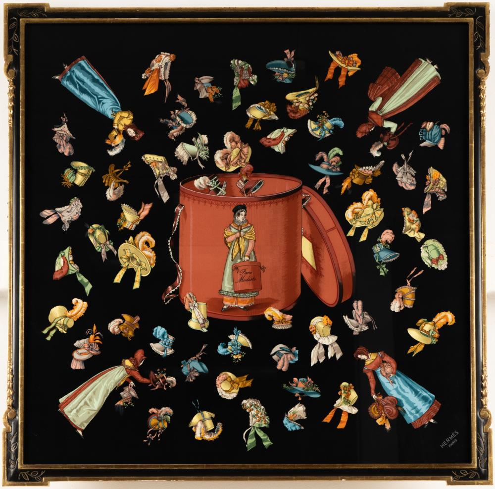 FRAMED HERMES SCARFFramed Hermes