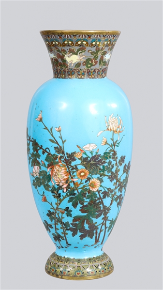 Japanese light blue cloisonn  3048b4