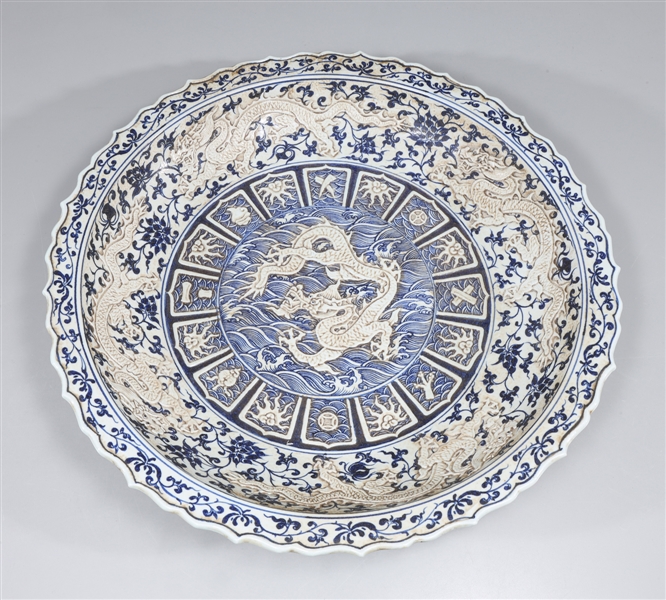 Large Chinese ceramic bowl with 304960