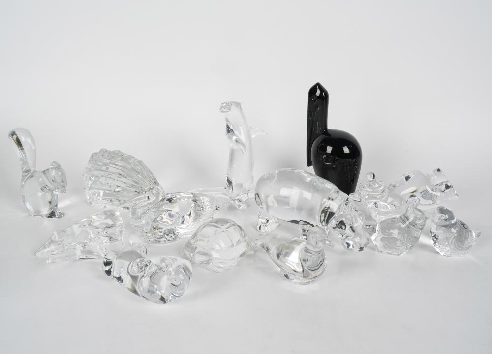 COLLECTION OF BACCARAT ANIMAL FIGURESCollection