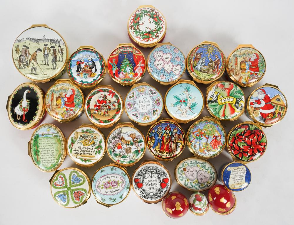 COLLECTION OF HALCYON DAYS ENAMEL 3049cb