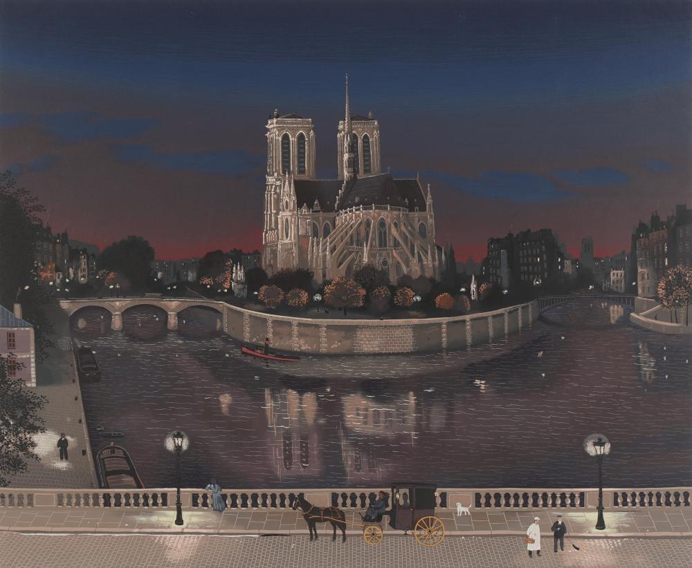 MICHEL DELACROIX (B. 1933): LE CHEVET