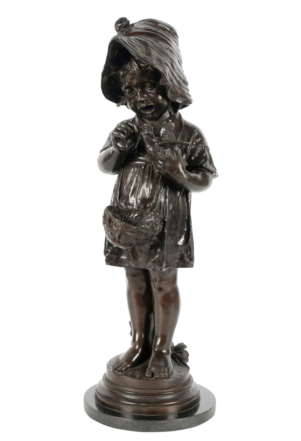 ITALIAN BRONZE FIGURE OF A CHILDItalian