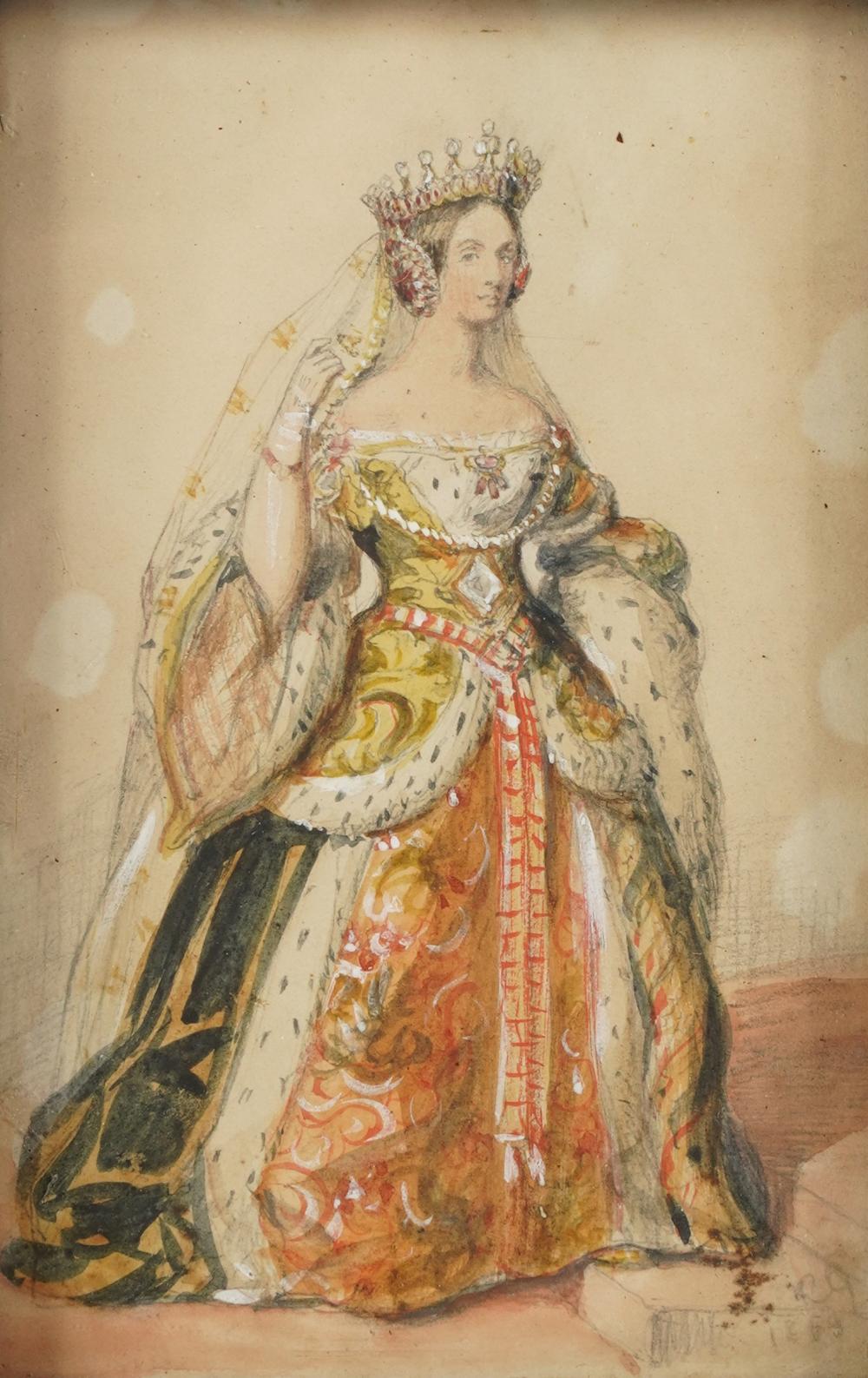 19TH CENTURY: PORTRAIT OF A QUEEN19th