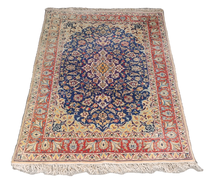 Vintage area rug; as-is condition-