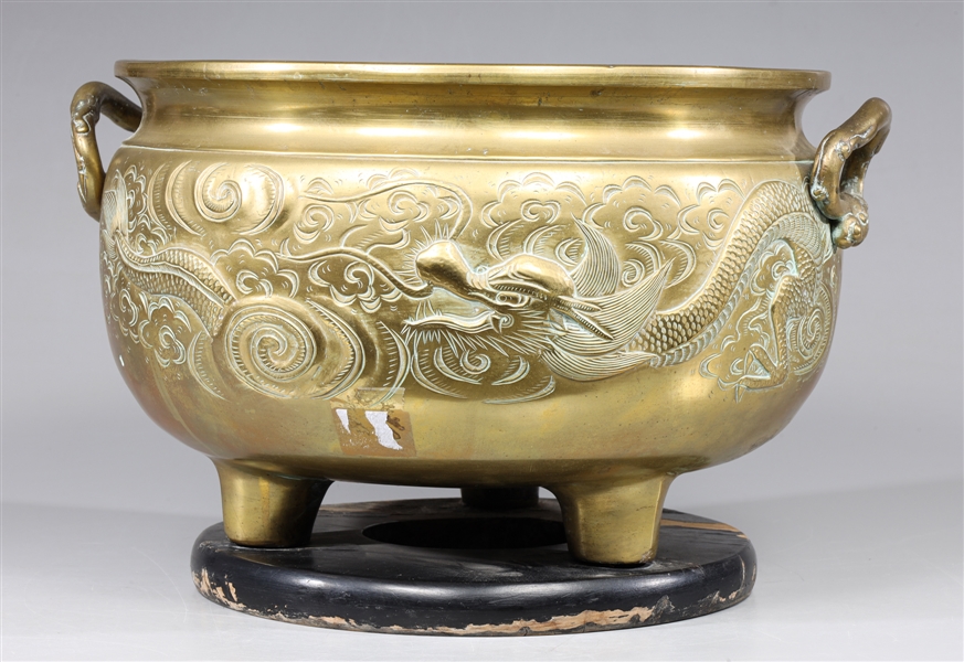 Japanese brass footed jardini re 304a7d