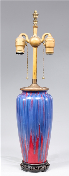 Vintage Japanese drip glaze ceramic 304a88